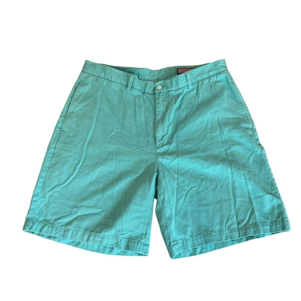 Vineyard Vines By Shep and Ian Club Short Cotton Twill Mens Size 38 in Sea Green